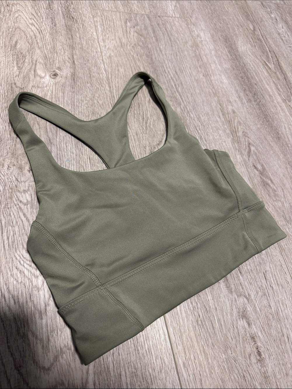 H&M Olive Green Racerback Sports Bra